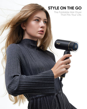 T10 Apex Professional Mini Hair Dryer-Black