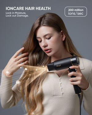 T10 Apex Professional Mini Hair Dryer-Black