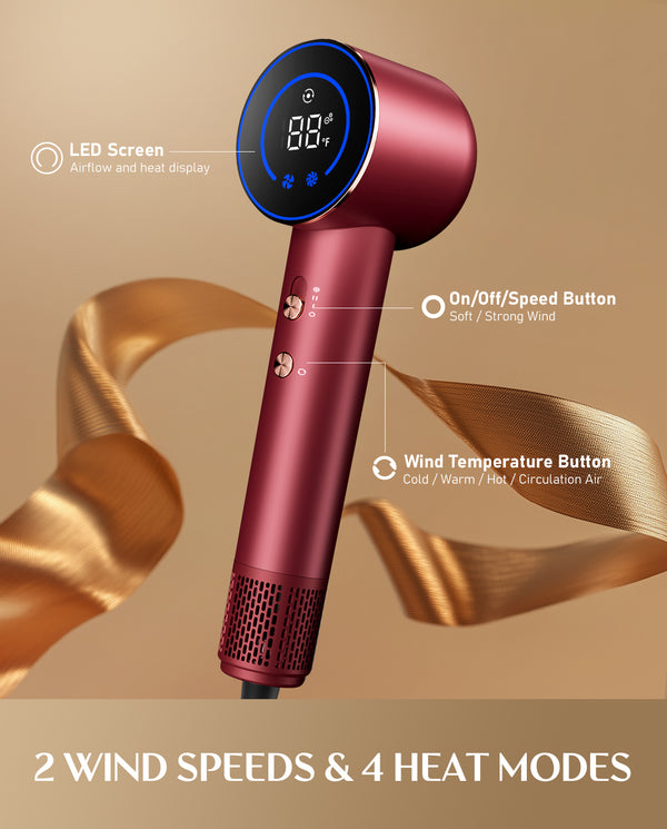 H10 Apex Professional Hair Dryer - Burgundy