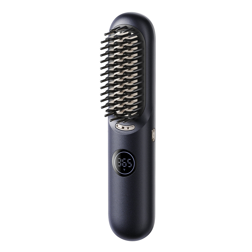 I10 Apex Portable Hair Straightener Brush - Midnight Blue