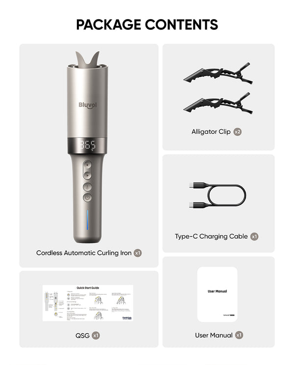 R10 Apex Cordless Automatic Curling Iron